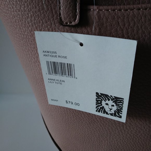 Anne Klein Antique Rose Handbag ID Holder - Picture 10 of 16